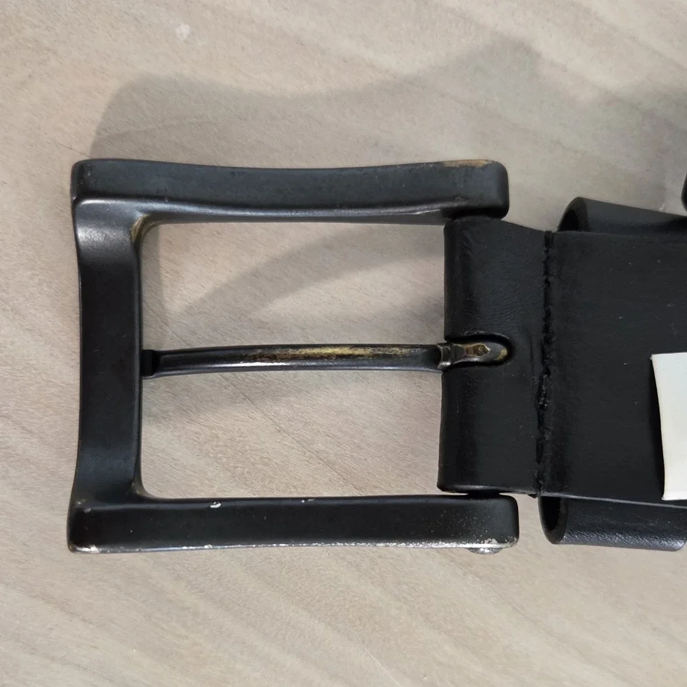 Carhartt Men's Anvil Belt Black Full Grain Bridle Leather Sz 40 Heavy Duty Work